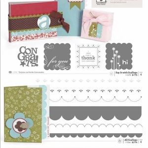 Stampin’ Up! | All Scallops | Retired Wood Mount Stamp Set
